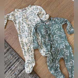 Spearmint Love Footies - NWOT